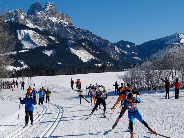 Ski-Trail im Tannheimer Tal