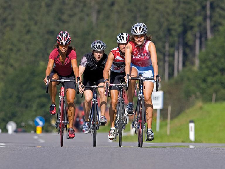 Rennradfahren in Tannheim in Tirol