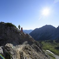 Wanderfreude auf dem „Grenzgänger“ Ort: Tannheim
